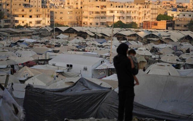 Gaza City tent camp
